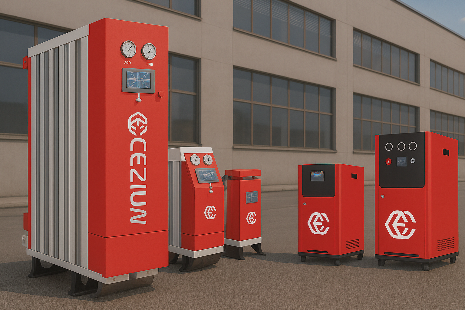 Sécheur adsorption modulaire micro-chaleur 6.96 m³/min